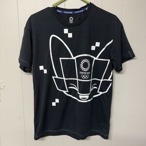 Tokyo 2020 Olympics Official License T Shirt Miraitowa Mascot Asics Men S NWT